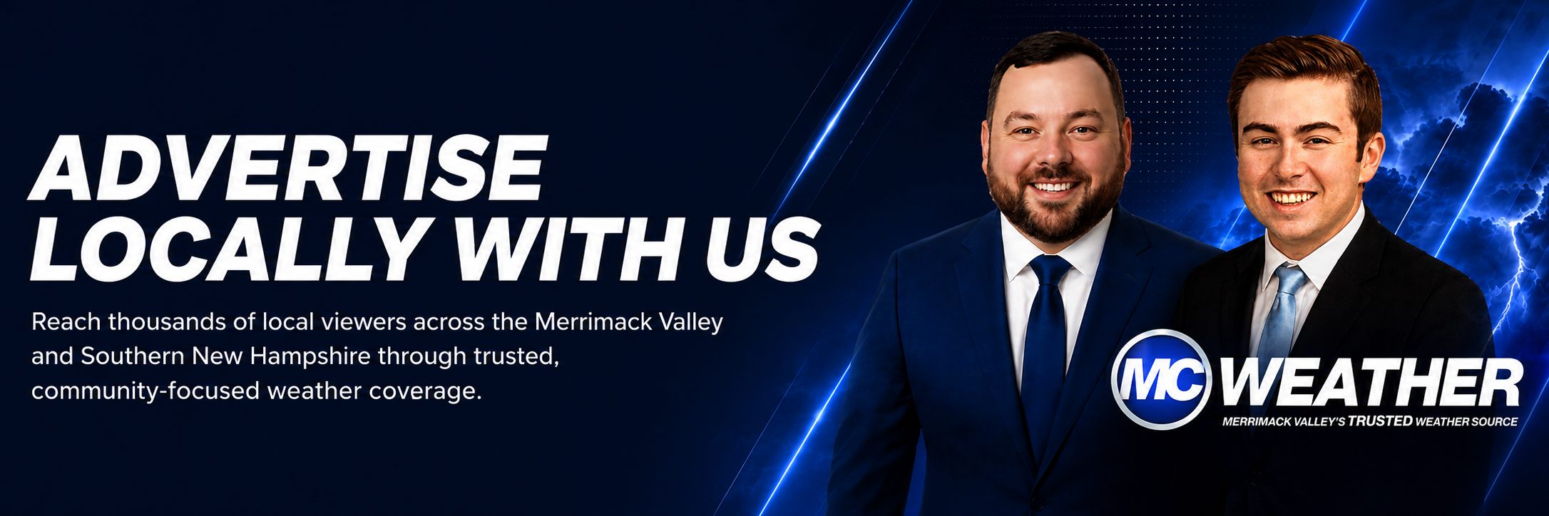 Advertise locally with Mill City Weather